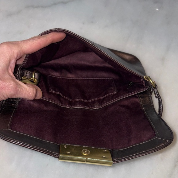 Coach Purse Bag Handbag Kristin Leather Clutch Wristlet Mini Bag Pocketbook - Picture 14 of 16